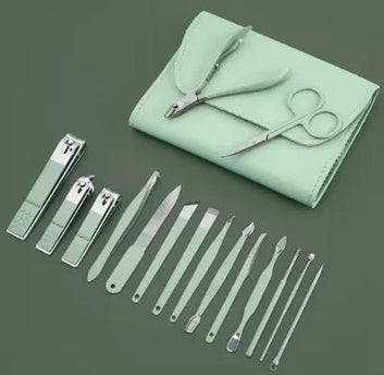 Salon-Style Nails at Home – Premium 16 PCS Manicure & Pedicure Kit